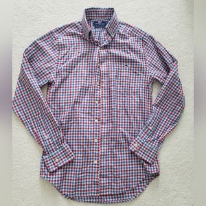 Vineyard Vines Red, White & Blue Slim Fit Tucker Shirt szXS